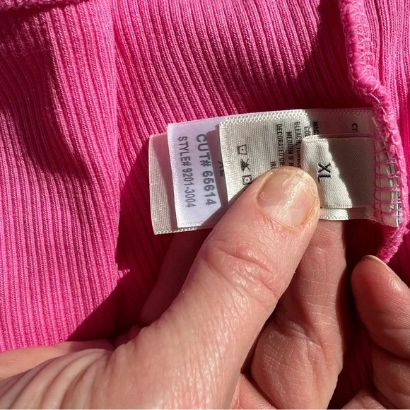 Citizens of Humanity fuchsia cotton pullover! Size XL - Picture 5 of 5